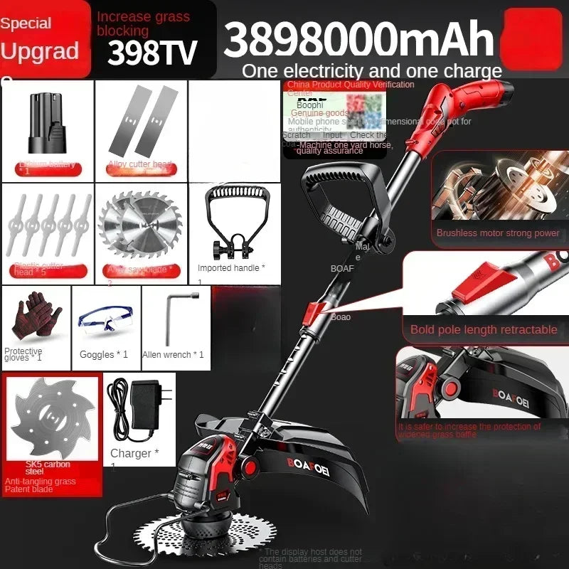 Lightweight and Efficient Grass Cutter for Home Garden A