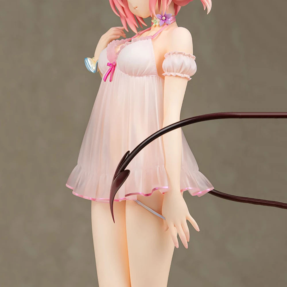 22cm Anime Figure Lala Satalin Devilke Yuuki Mikan Momo Belia Devilke Standing Position Swimsuit Girl Adult Action Figure Models