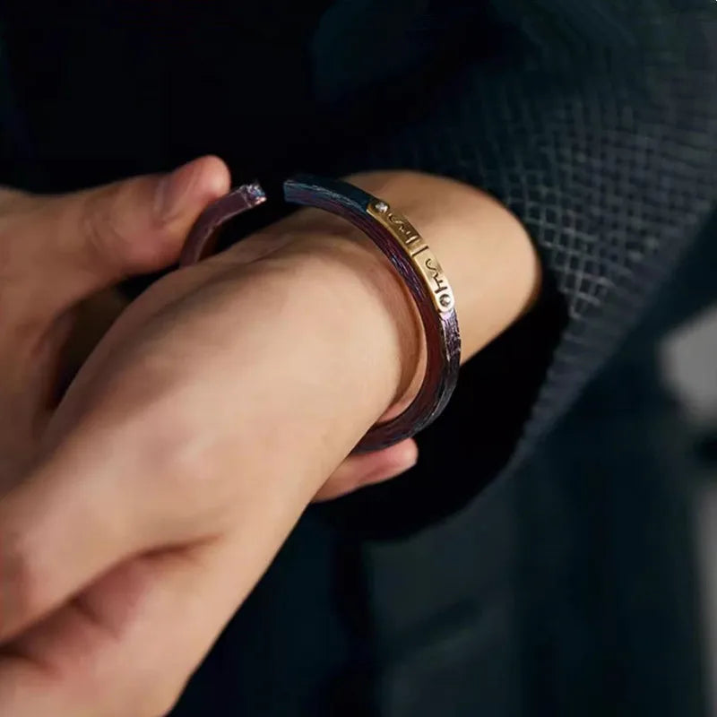 Couple Bangle Real 925 Sterling Silver Luxury Brand High Quality Jewelry Personalized Gifts Women's Man Bracelets 2025 New In B8