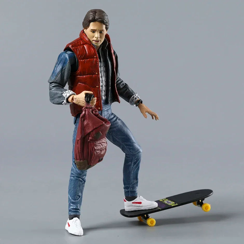 NECA Back to the Future Marty McFly Guitar Joints Moveable Collectable Creative Action Figure