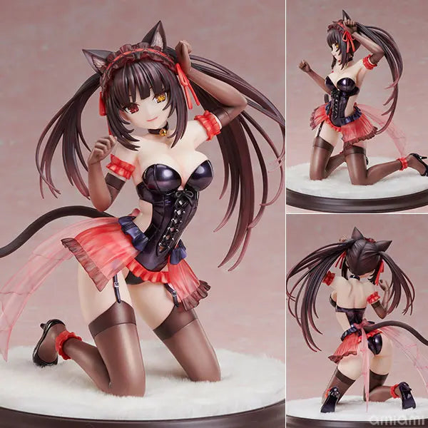 25cm KDcolle Date A Bullet Kurumi Tokisaki Sexy Anime Girl Figure Date A Live Yatogami Tohka Action Figure Adult Model Doll Toys