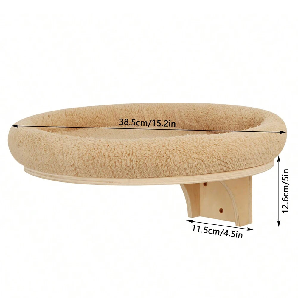 Cat Climbing Shelves Wall Mounted Scratching Post For Cat Grindjing Claws Pet Ladder or Bridge Cat Scraper Furniture Cat Tree