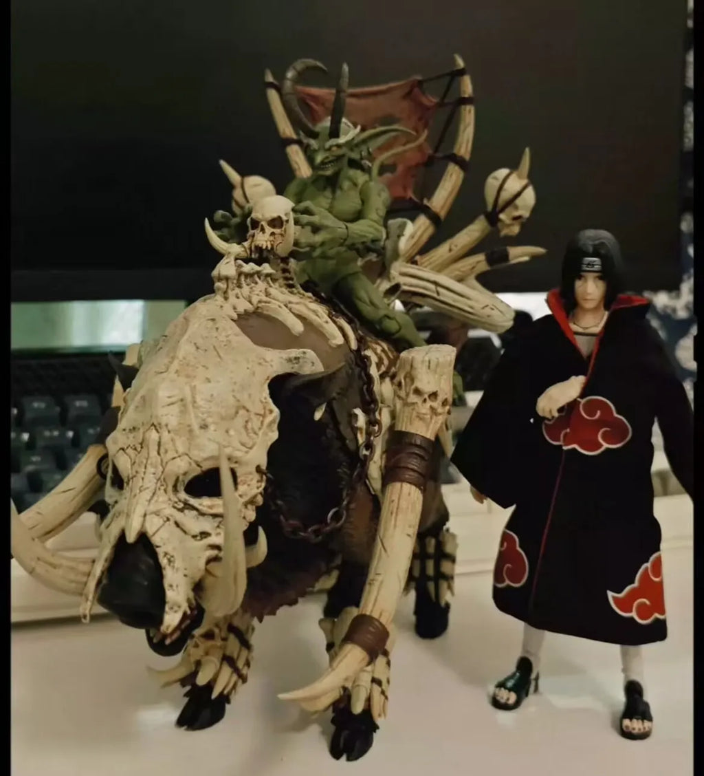 Official D20 Studio Giant Boar With Bone Spikes - 1/12 Scale Articulated Warboss Pig Mount Figure In Stock