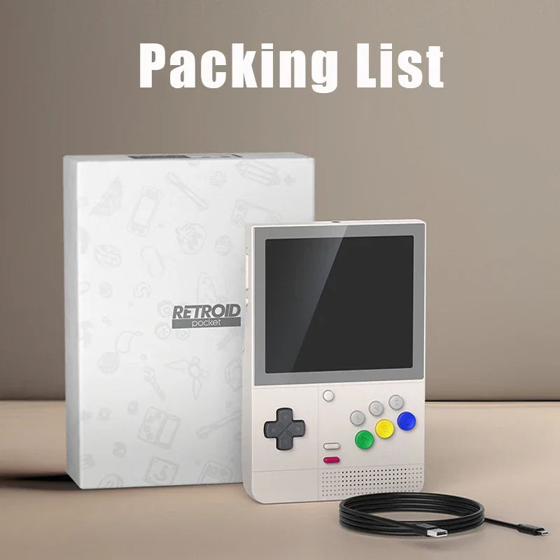 Retroid Pocket Classic Handheld Game Console 3.92'' Oled Screen 1240*1080 Wifi5  Android 14 Retro Handheld Game Consoles