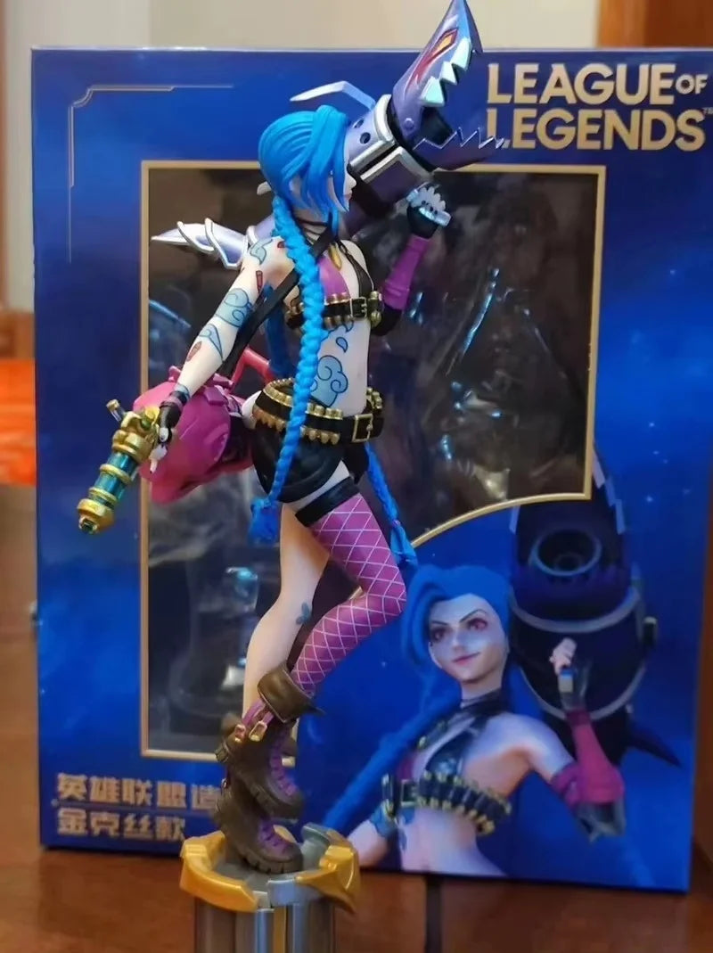 Hot League Of Legends Jinx 3d Pen Anime Figurine Official Authentic Game Periphery Desk Decoration Ornament Toys Birthday Gifts