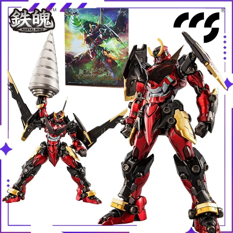 CCS TOYS Original Iron Soul Tianyuan BreakthroughRed Lotus Snail Rock Reprint Finished Product AlloyMovable Mecha Model Toy Gift