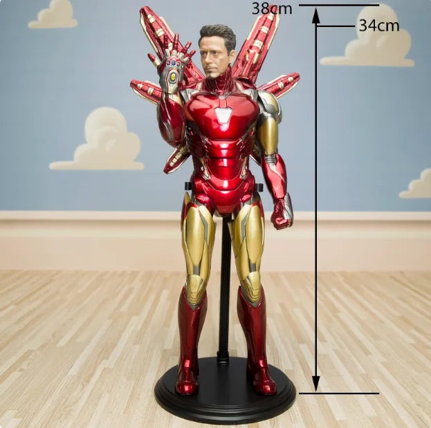 32 cm Marvel Comics Sammlung Figur Iron Man Captain America Anime Action Sammlung Desktop Ornament Dekoration Kinder Spielzeug