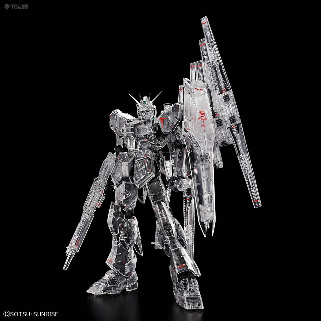 GENUINE BANDAI MG OTHER LIMITED EDITION RX-93 Ν GUNDAM VER.KA [MECHANICAL TRANSPARENT EDITION]HIGHLY PLAYABLE ASSEMBLY TOYS