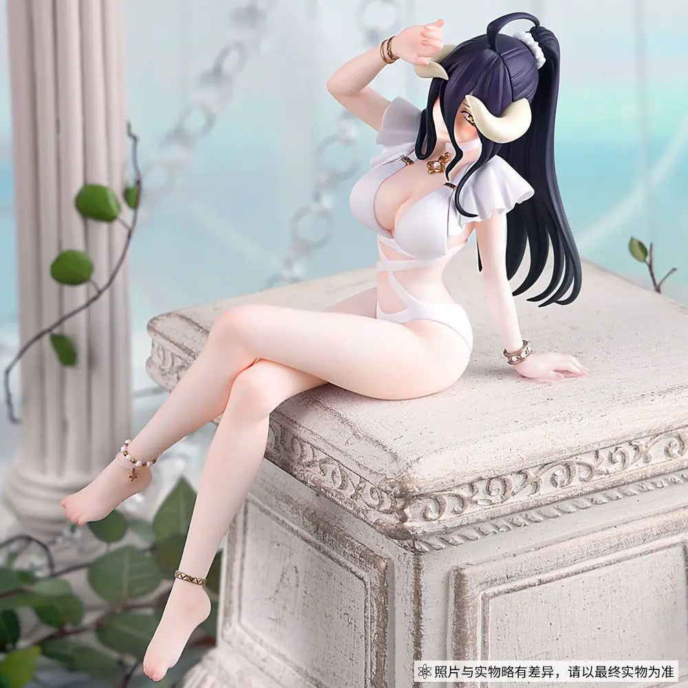Sexy Swimsuit Albedo Figure Anime Girl Model High Quality Desktop Collectible for Adults