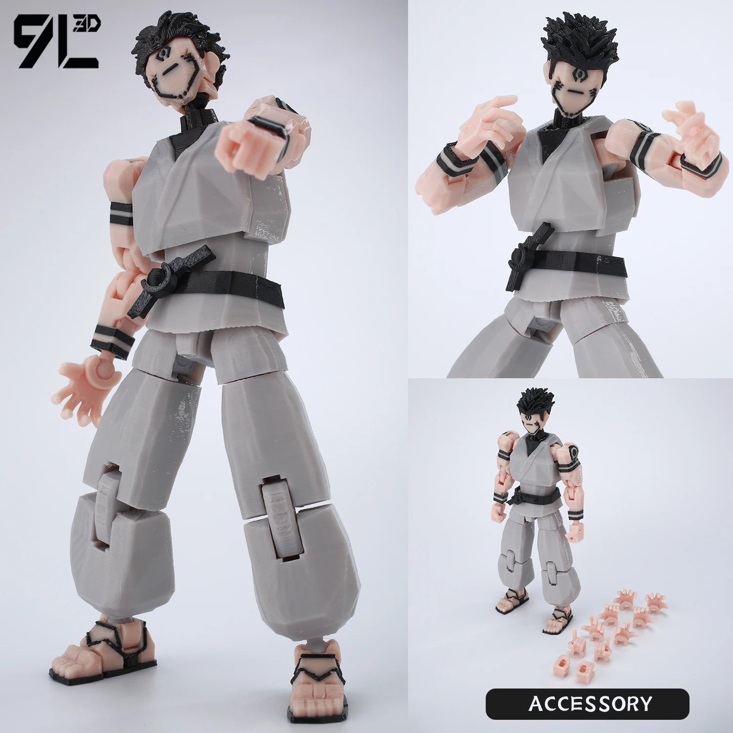 9L 3D-gedruckter Anime Jujutsu Kaisen Sukuna Lucky13 Dummy 13 beweglicher Shapeshift T13 Actionfiguren Schaufensterpuppenspielzeug für Sammler