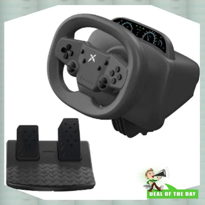 24-Hour Delivery Vibration Control Steering Wheel For Racing Games Simulated Pedals For Switch/PC PS4/PS3 Ios Android Phones