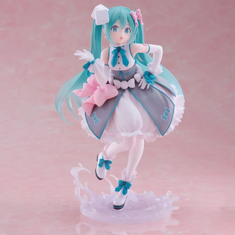 Taito Original Genuine Vocaloid Singer Hatsune Miku 39 No Hi Kinen Kuji 2nd Season B Prize Melty Sugar Ver 18cm Model Toy Figure