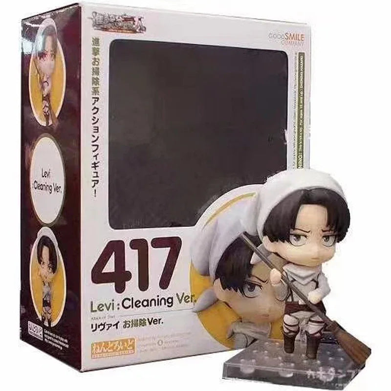 #2001 Mikasa Ackerman Attack on Titan Anime Figure Hange Zoe Shingeki no Kyojin Action Figure Erwin Smith Figure Model Doll Toys