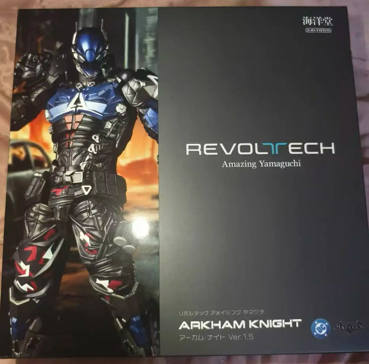In Stock Original Kaiyodo Revoltech Yamaguchi Arkham Knight 1.5 PVC Anime Action Collectible Figure Model Toy Collection