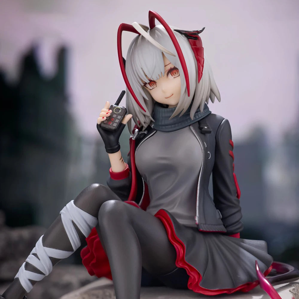 Anime-Spielfigur W Bewaffnete Figur Schöne Mädchenfigur Manga-Puppe W Actionfigur Sitzende Pose Statue Sammlung Modell Spielzeug Geschenk