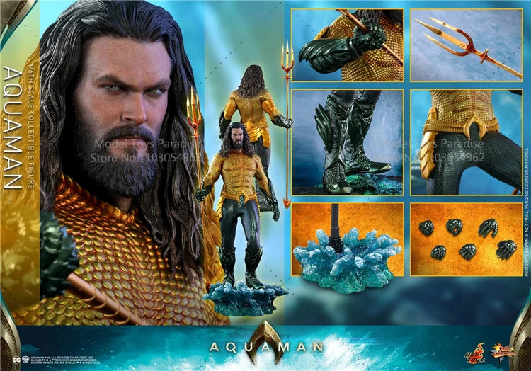 HotToys HT MMS518 1/6 Collectible Toys Aquaman 2.0 Super Hero Men Soldier Arthur Curry Full Set 12'' Action Figure Model Gifts