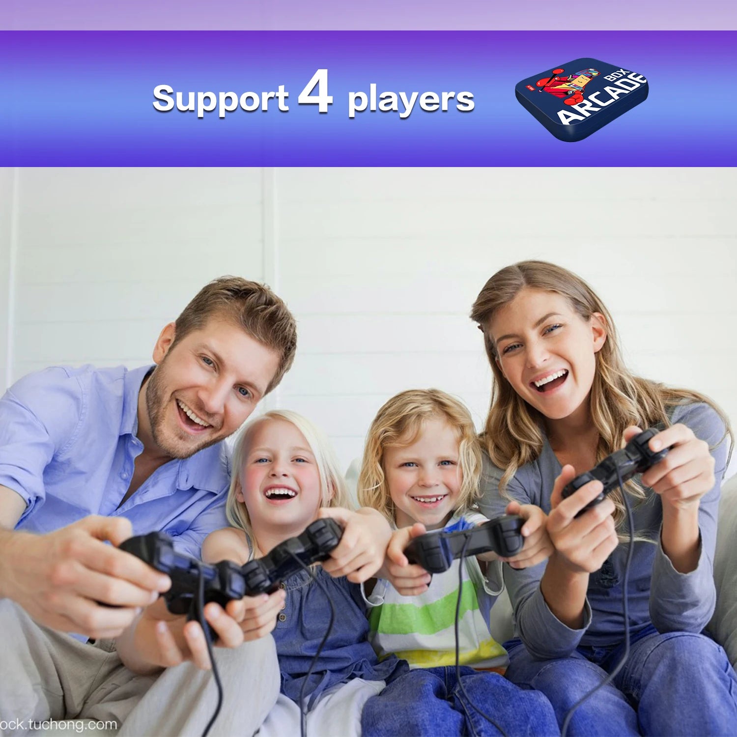 Arcade-Box-Videospielkonsole, 256 GB, integrierte 50.000+ Spiele, Super Console, 4K HD-TV-Spielebox für PS1/N64/DC, klassisches Retro-Spiel 