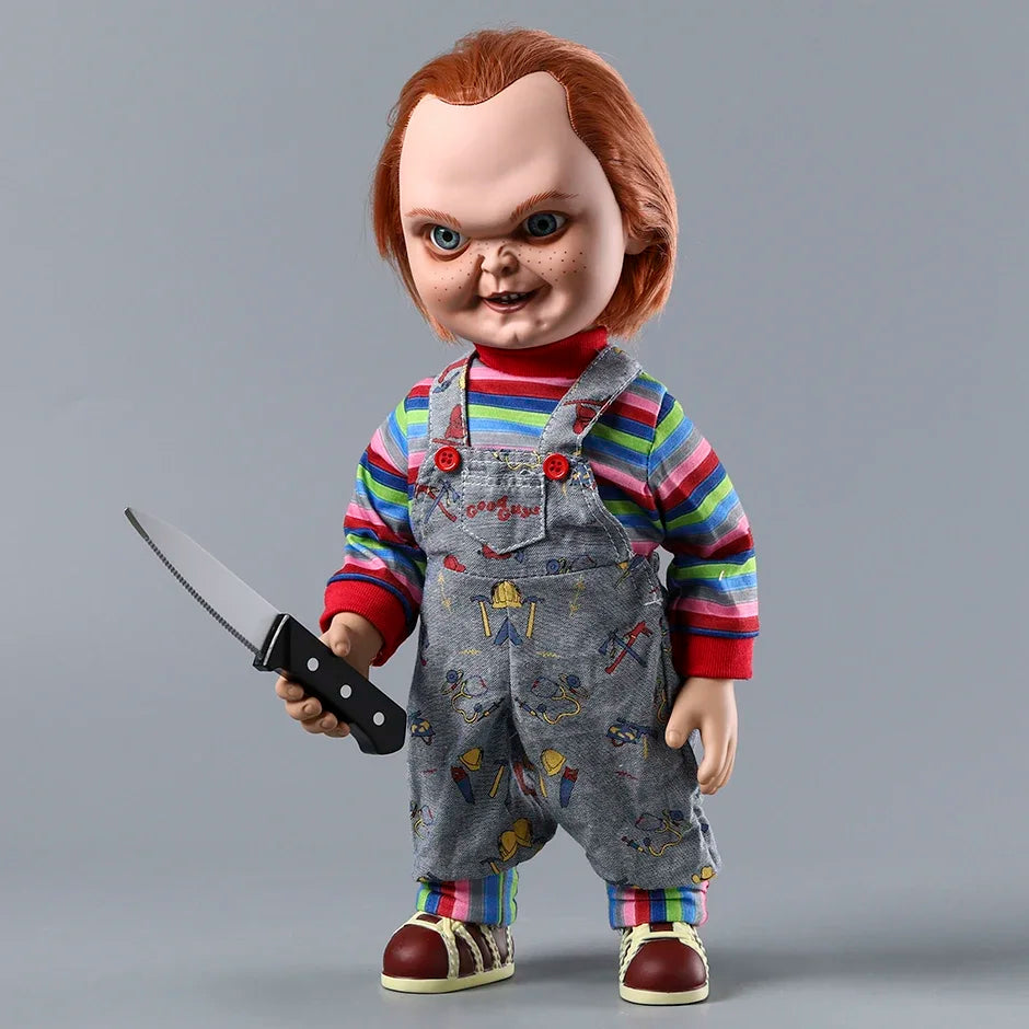 Child's Play - Chucky 15" Good Guy with Sound Sneering Mezco PVC Figure Action Figurine Collectible Model Toy