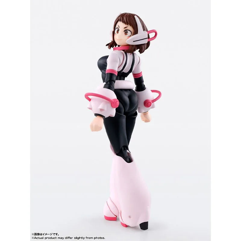 In Stock Genuine Bandai My Hero Academia Model Kit SHF Ochaco Uraraka Anime Action Figure Collection Finished Model Toys Gifts