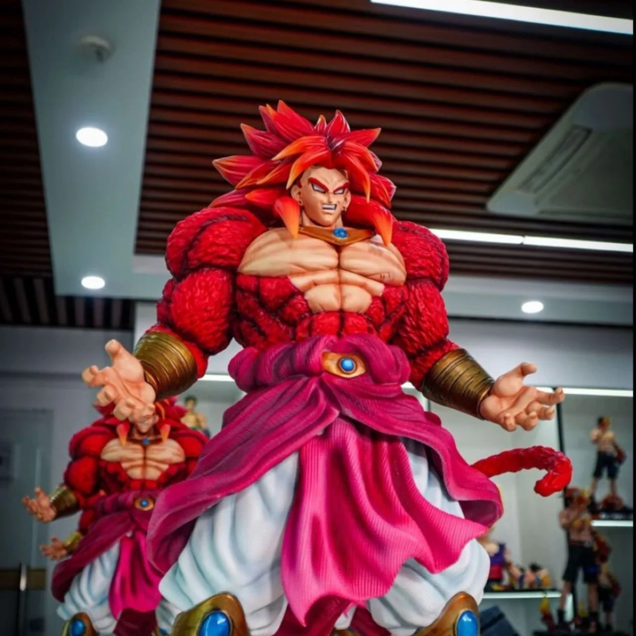 50 cm Premium Dragon Ball Z Figur Brolly Statue Anime Sammlerstück High-End-Modell Spielzeug Geschenk für Fans japanischer Animationsgeschenke