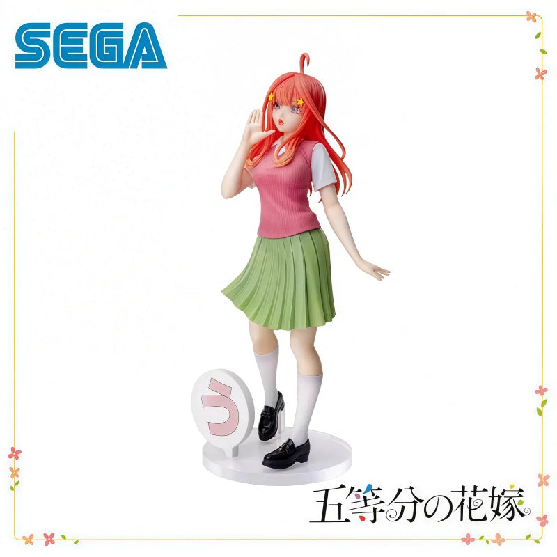 In Stock 100% Original SEGA The Quintessential Quintuplets Nakano Itsuki Action Figure Model Doll Brand New Boexd Garage Toys