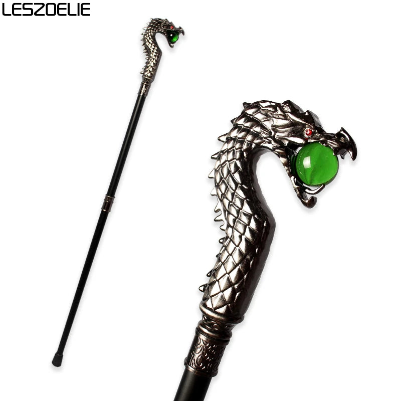 10 Colors Dragon-Head Fashion Walking Cane Men And Women Walking Stick Luxury Decorative Party Cane Vintage Walking Stick