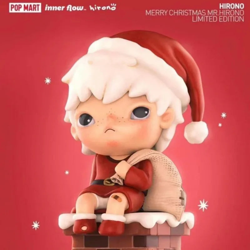 POPMART Hirono Series MERAY CHRISTMAS Figure Blind Box Mystery Box Guess Bag Toys Doll Cute Desktop Ornament Collection Figure