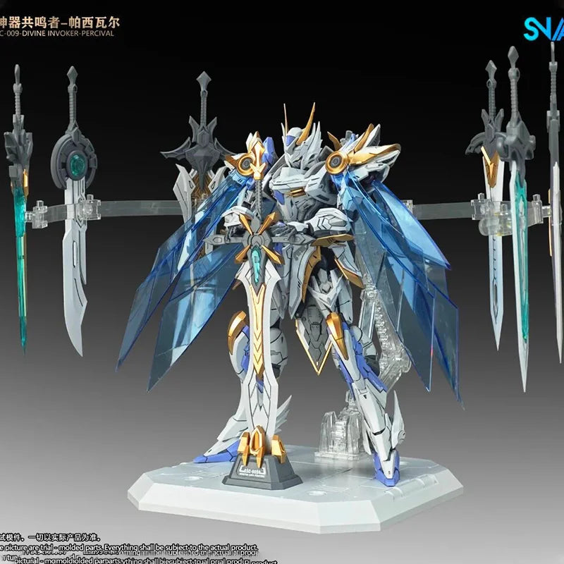 New Original Snaa Hg 1/144 Sc-009 Divine Invoker-Percival Deluxe Edition Model Kit The Round Table Knights Action Figure Gifts