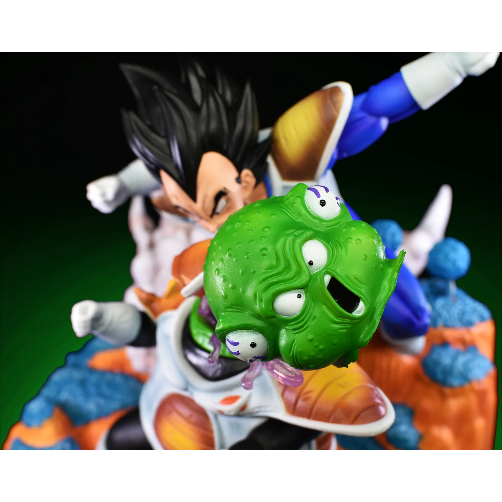 21cm/8.26in Anime Dragon Ball Z Vegeta vs Guldo Figure DBZ Ginyu Force Action Figure Statue Collection Model Toy Gift