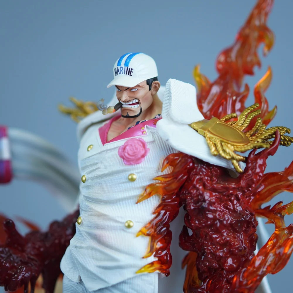 34cm/13.39in Anime One Piece Figure Sakazuki Action Figures Pvc Statue Desktop Ornamen Collection Model Toys Gifts