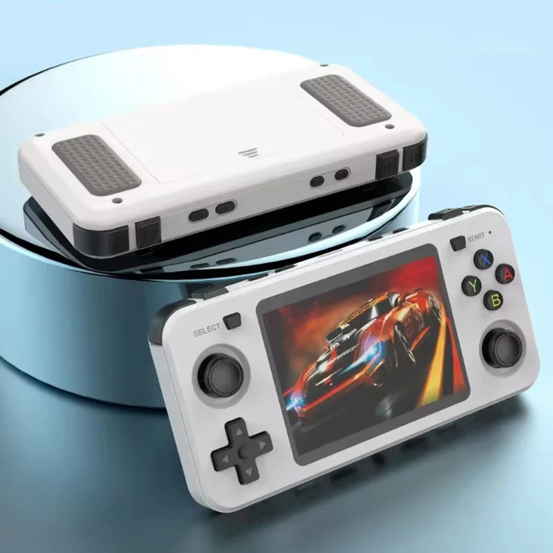 R36H Retro Handheld Game Console Linux System Kids Christmas Gift Portable Pocket Video Player 3.5 Inch IPS Screen 128GB Games