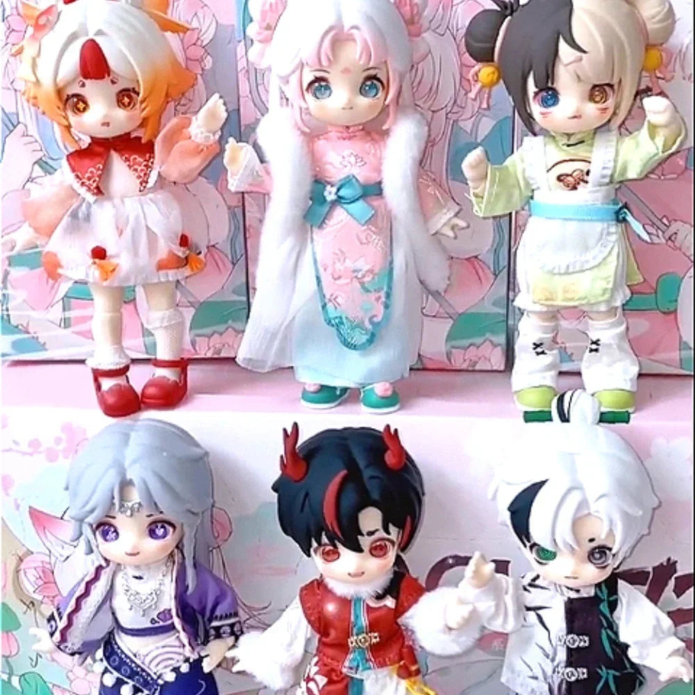 Original NAGI 4 Austausch Die Untrammed Traveler Serie Ob11 1/12 Bjd Blind Box Gelenk Mobilität Nette Anime Action Figur Spielzeug