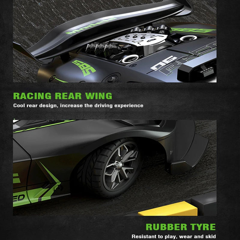 1/18 RC Auto High Speed ​​Drift Sportwagen Fernbedienung Fahrzeug Sport Rennwagen Spielzeug Modell Kinder Spielzeug für Jungen Geburtstagsgeschenke