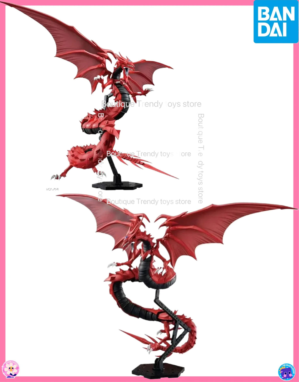 Bandai Genuine Figure-rise FRS Yu-Gi-Oh! EGYPTIAN GOD SLIFER THE SKY DRAGON Anime Action Figure Assembly Model Toy Gift Children