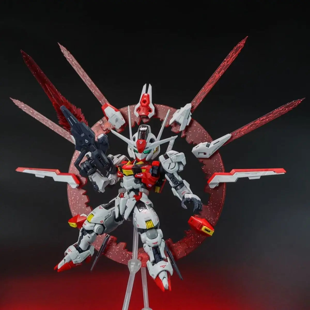 supa Model MGSD XVX-016 Aerial Chinese red Assembly Model Kits  Anime Action Figure Plastic Robot Model Gifts Toys