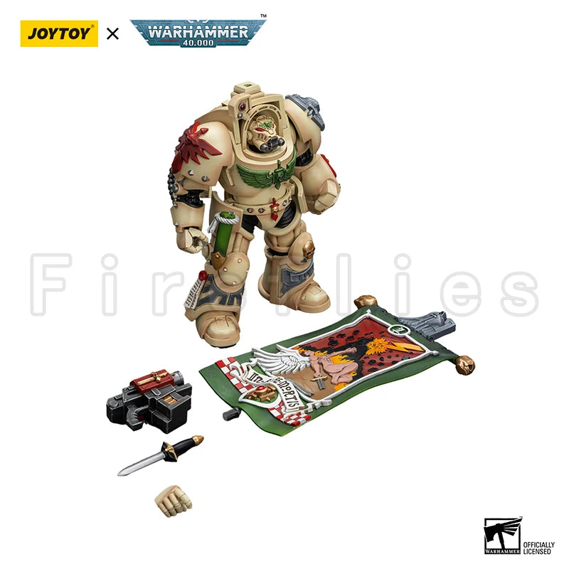 1/18 JOYTOY Action Figure 40K Dark Angels Deathwing Knight Anime Model