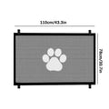 Expandable Safety Wide Pet Gate Folding Fence Net for The House Indoor Outdoor Stairs Barrier Doorway Halls Kitchen Easy Install