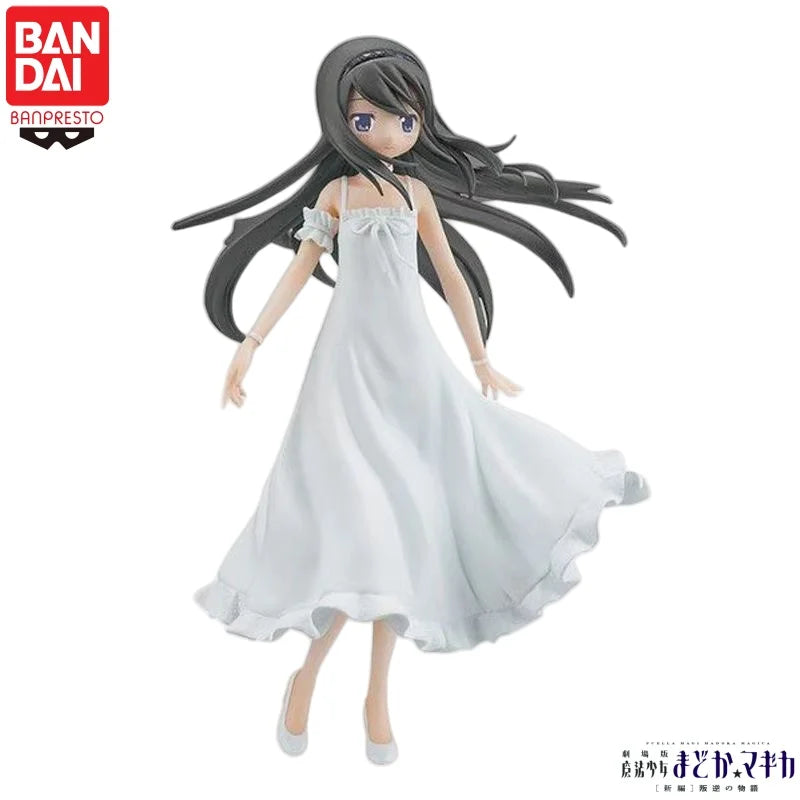 In Stock Original Bandai Banpresto Puella Magi Madoka Magica Akemi Homura Action Figure Doll Brand New Boxed Model New Boxed