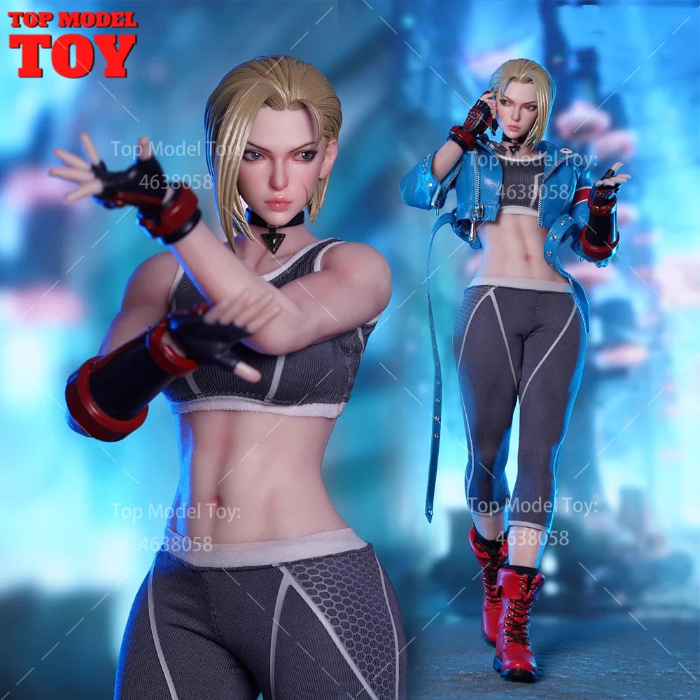 2025 Q3 PLAY TOY P027 1/6 Fightter Female Soldier 12" Action Figure Body Dolls Movable Eye Head Carving Full Set for Collect