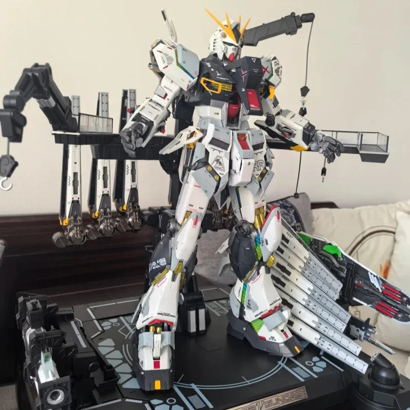 【IN STOCK】Daban 1/60 PG RX-93 V Metal Structure Action Figures Equipped With Floating Cannon Assembly Model Collect Kid Toys