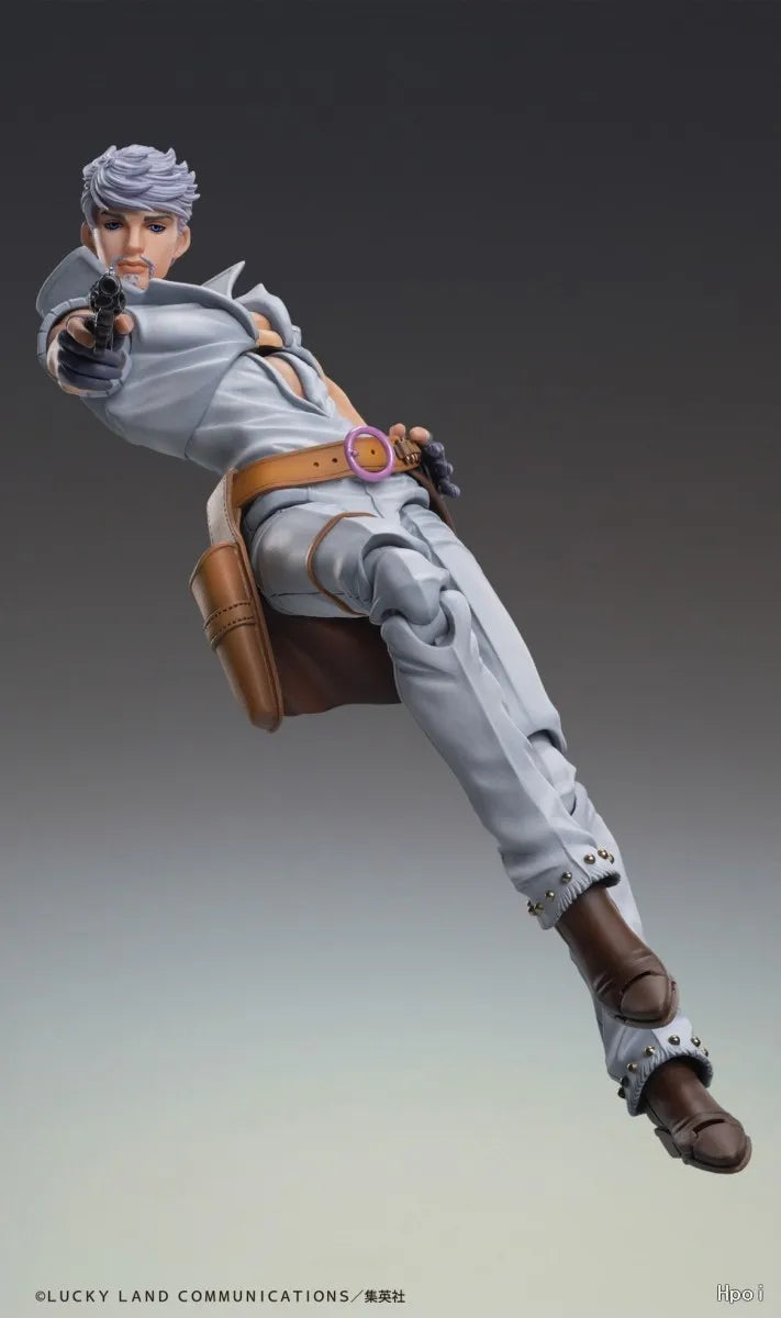 【Original】MEDICOS-E Super Action STATUE  ‌JoJo's Bizarre Adventure‌ STEEL BALL RUN Ringo Roadagain&MANDOM Action Figure Model