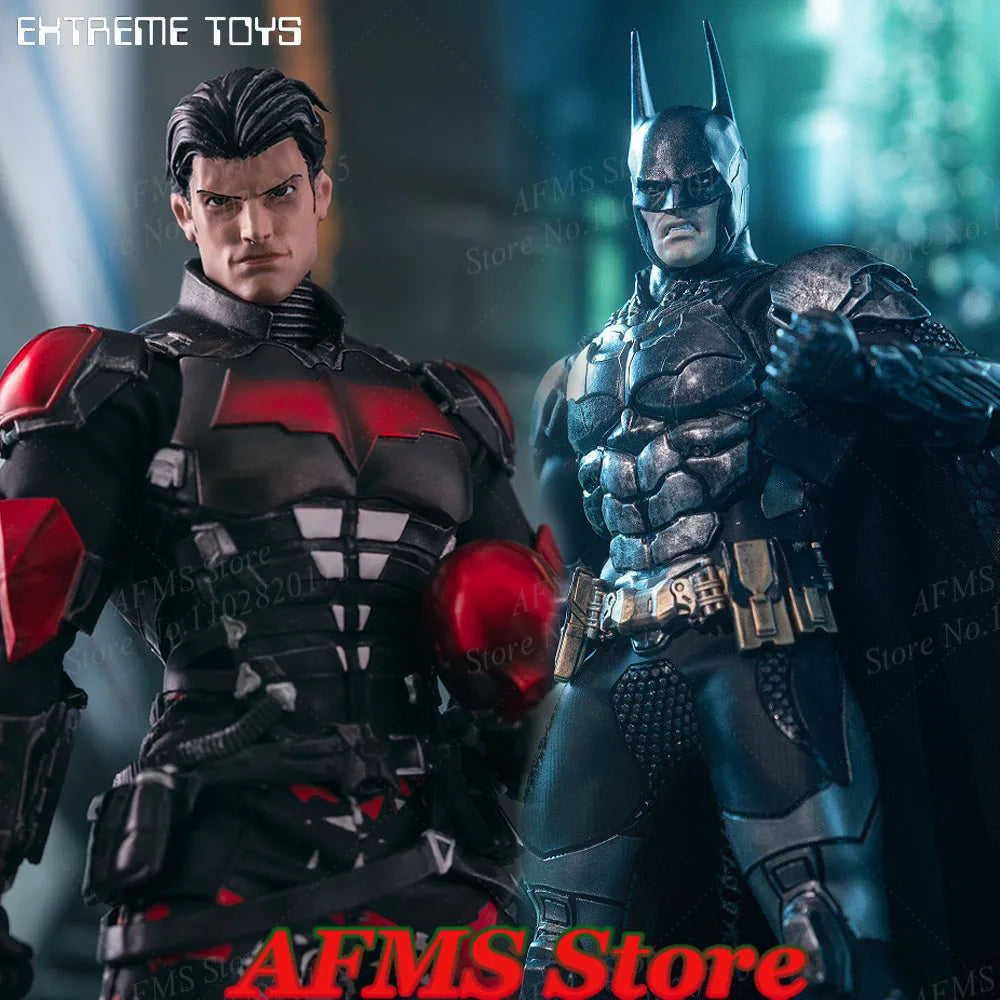 EXTREME TOYS EX001 EX002 1/12 Scale Men Soldier Batman Arkham Knight Full Set 6Inch Action Figure Collectible Figure Body