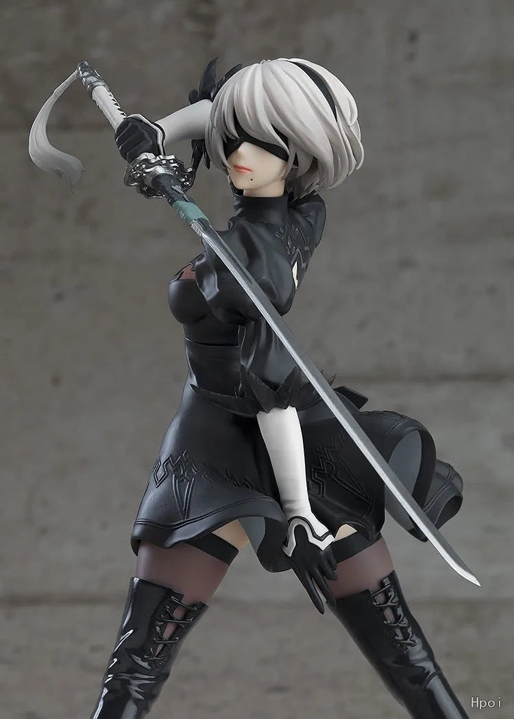 18 cm Anime NieR: Automata – YoRHa Nr. 2 Typ B – Version 2.0 Premium Chokonose Modell Spielzeugpuppe Actionfigur