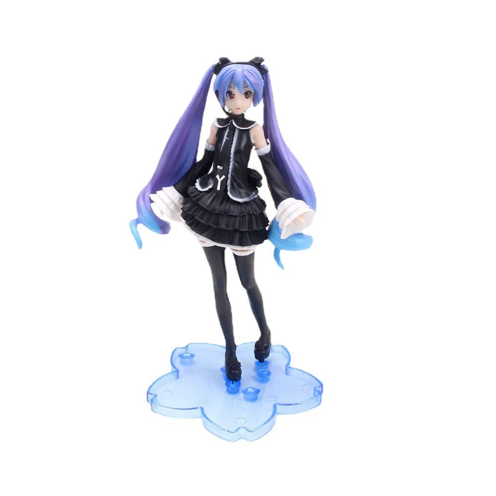 Hot New 15 Styles Hatsune Miku Anime Figure Toys MIKU Kawaii Cartoon PVC Action Figurine Model Dolls Birthdays Gifts