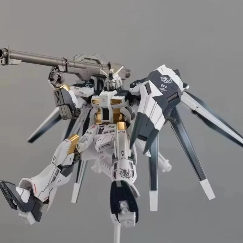 Hi-ν RX-93-ν2 HG 1/144 Hi Nu GPB Color Mech Assembly Model Kit Action Figure Boys' Puzzle Toys Desktop Ornament Doll Collectible