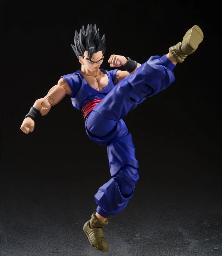 Bandai Dragon Ball Son Gohan Anime Action Figure 14cm SHF Superhero Doll Model Toy for Kids 100% Original in Stock