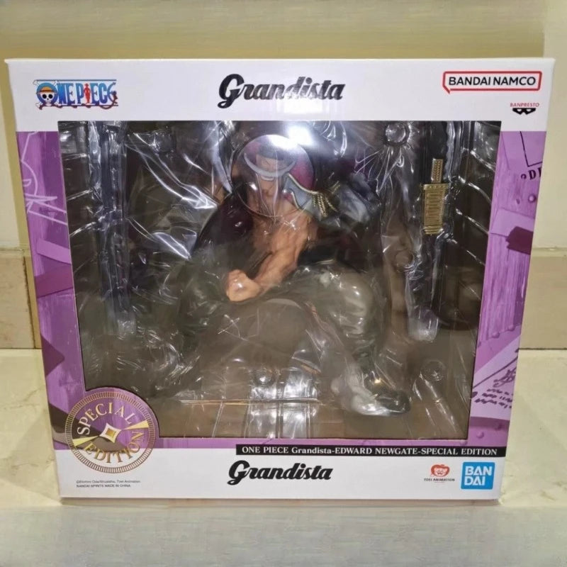 In Stock Bandai Original Banpresto Grandista Special Edition Anime One Piece Edward Newgate PVC Action Figure Model Toys Gift DT