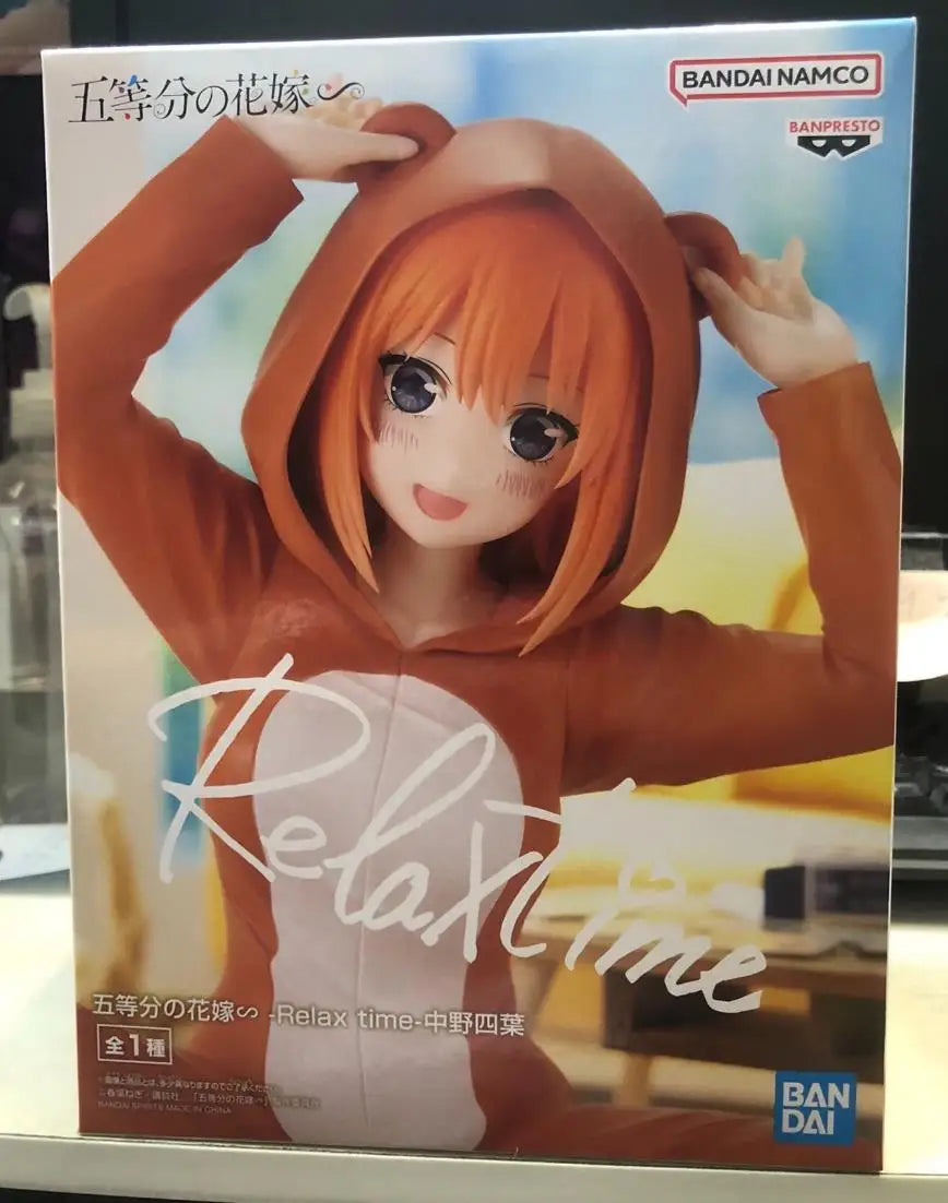 In Stock Bandai The Quintessential Quintuplets Relax time- Nakano May Yotsuba Miku Nino Ichika Anime Figure Model Toy Gift