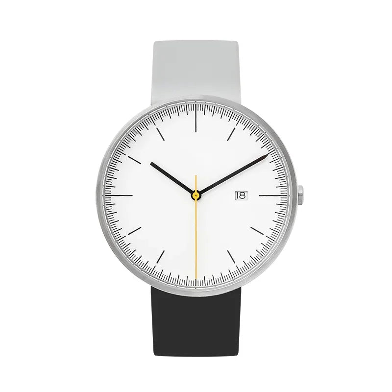 Design Sense Watch B202 Schlichte Herrenuhr im trendigen Retro-Design, wasserdicht, Edelstahl