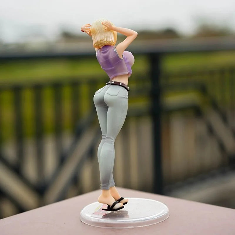 Dragon Ball Gals Android 18 Ver. III Mädchen Spielzeug Figur Japanische Anime Figuren PVC Actionfigur Puppenspiel Sammlermodell Geschenke